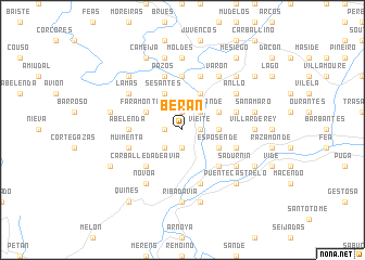 map of Berán