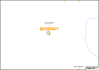 map of Berapaky