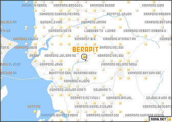 map of Berapit