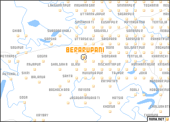 map of Bera Rupāni