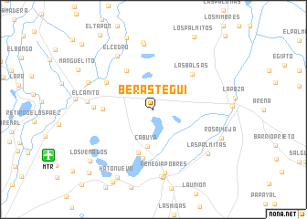 map of Berástegui