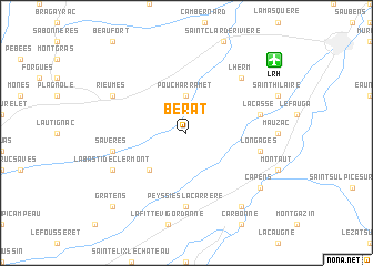 map of Bérat