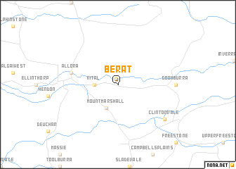 map of Berat