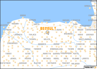 map of Bérault