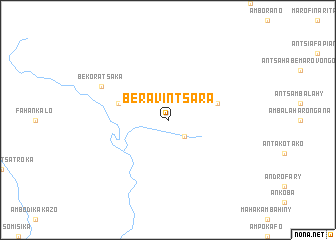 map of Beravintsara