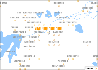 map of Berawa Munmari