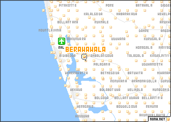 map of Berawawala