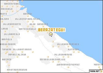 map of Berazategui