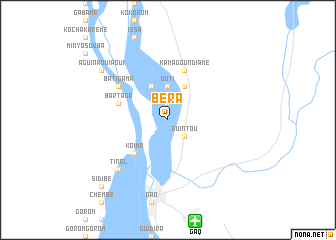 map of Béra