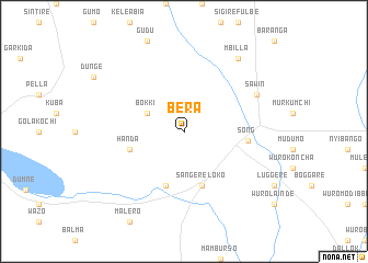 map of Bera