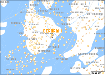 map of Ber Badhi