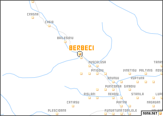 map of Berbeci