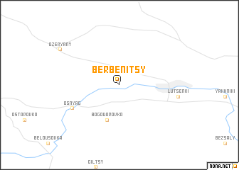 map of Berbenitsy