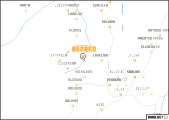 map of Berbeo