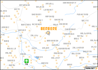 map of Berbere