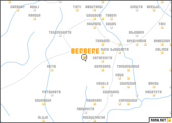 map of Berbéré