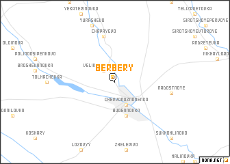 map of Berbery