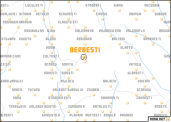 map of Berbeşti