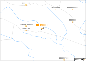 map of Berbice
