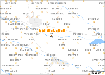 map of Berbisleben