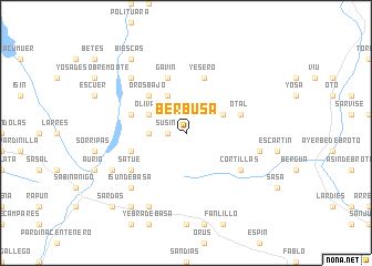 map of Berbusa