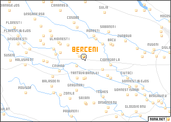 map of Berceni