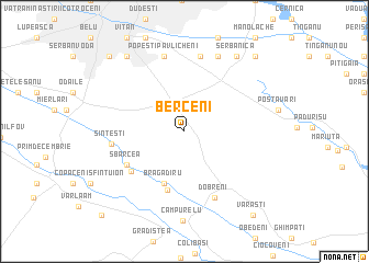 map of Berceni