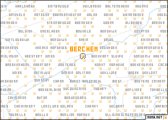 map of Berchem