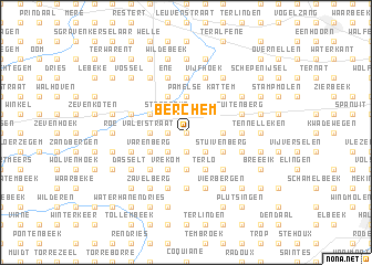 map of Berchem