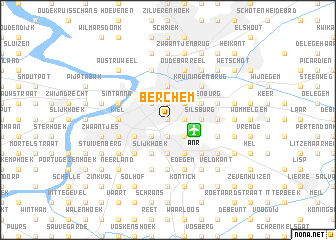 map of Berchem