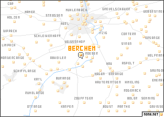 map of Berchem