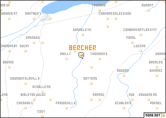 map of Bercher