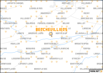 map of Berchevilliers