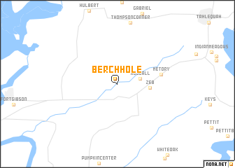 map of Berch Hole