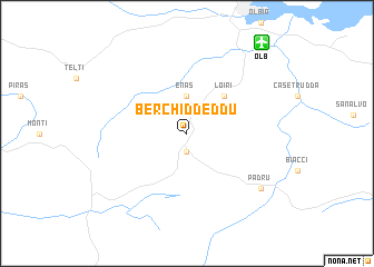 map of Berchiddeddu