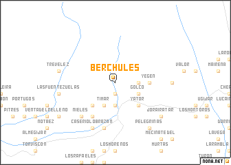 map of Bérchules