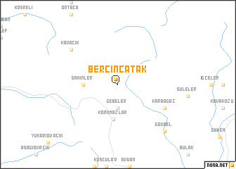 map of Berçinçatak