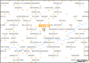 map of Bercis