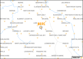 map of Berc