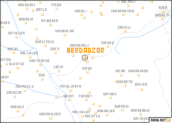 map of Berdadzor