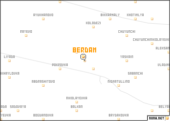 map of Berdam