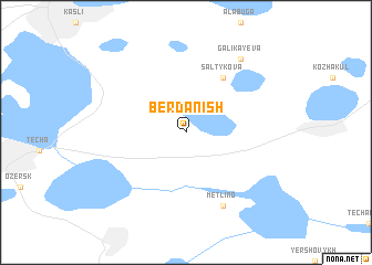 map of Berdanish