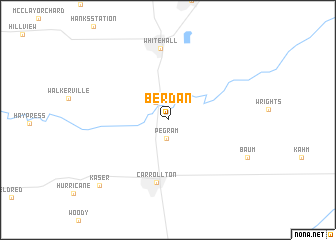 map of Berdan