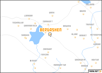 map of Berdashen