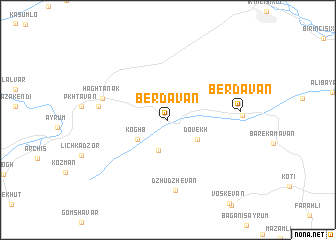 map of Berdavan