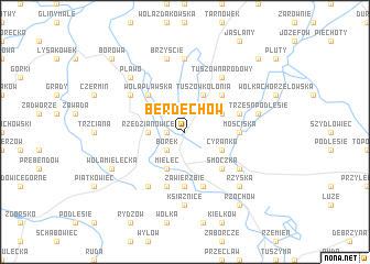 map of Berdechów