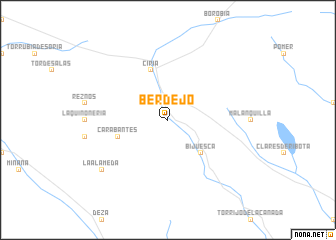 map of Berdejo