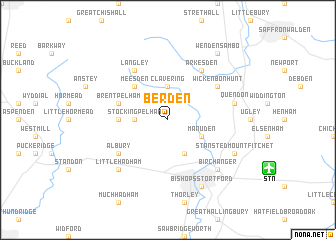 map of Berden