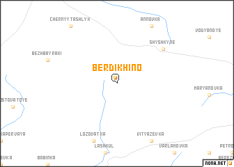 map of Berdikhino