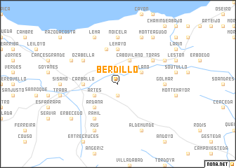 map of Berdillo